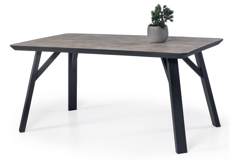 Τραπέζι Homefit Titan M160xΠ90xΥ75cm Cement