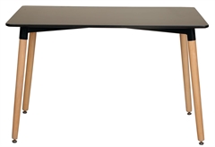 Τραπέζι Homefit Nivo Μ120xΠ80xΥ75cm Μαύρο