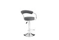 Σκαμπό Μπαρ Homefit Tony 51x53,5x86-106cm Γκρι