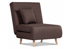 Πολυθρόνα Κρεβάτι Homefit Taranto M85xΠ77xY85cm Καφέ