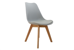 Καρέκλα Homefit Casa M58xΠ48xY83cm Γκρι