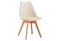 Καρέκλα Homefit Casa M58xΠ48xY83cm Μπεζ