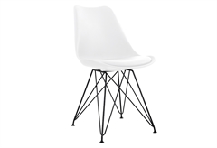 Καρέκλα Homefit Toulouse M58xΠ48xY86cm Λευκή