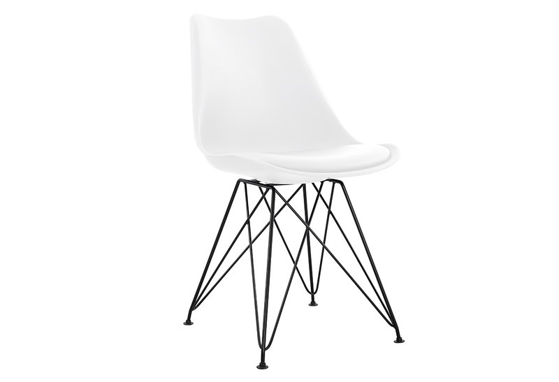 Καρέκλα Homefit Toulouse M58xΠ48xY86cm Λευκή