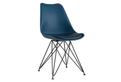 Καρέκλα Homefit Toulouse M58xΠ48xY86cm Σκούρο Μπλε