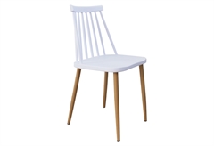 Καρέκλα Homefit Retro M48xΠ42.3xY80cm Λευκή