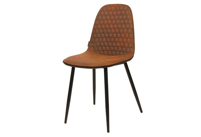 Καρέκλα Homefit Life M52xΠ44xY86cm Καφέ