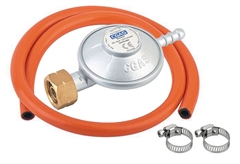 Σετ Ρυθμιστής Πίεσης Υγραερίου Home&Camp 30Mbar Σωλήνας 1m&2 Σύνδεσμοι