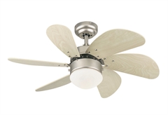 Wellio Turbo Swirl Ανεμιστήρας Ορoφής Φ76cm LED