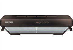 Pitsos 2MBB614 Απορροφητήρας Ελεύθερος 60cm Καφέ