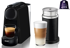 Delonghi NESPRESSO Original Essenza EN85.BAE Μηχανή Καφέ & Aeroccino Mini Black