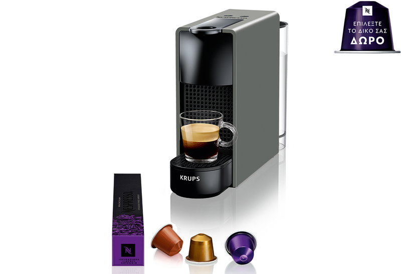 Krups NESPRESSO Original Essenza XN110Bv Μηχανή Καφέ Mini Grey