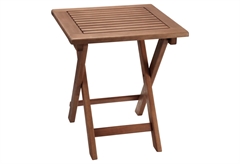 Τραπέζι Κήπου Nattera Greenvile Ευκαλύπτου 40x40x45cm Φυσικό Πτυσσόμενο