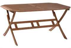 Τραπέζι Κήπου Nattera Greenville Πτυσσόμενο Μ150xΠ85x73.5cm