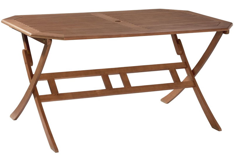 Τραπέζι Κήπου Nattera Greenville Πτυσσόμενο Μ150xΠ85x73.5cm