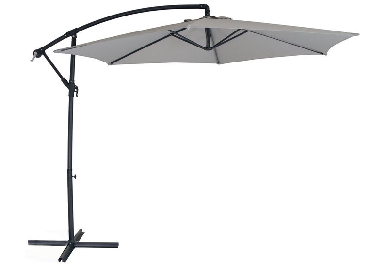 Ομπρέλα Κήπου Nattera Jade Κρεμαστή Φ300ΧΥ250cm Γκρι