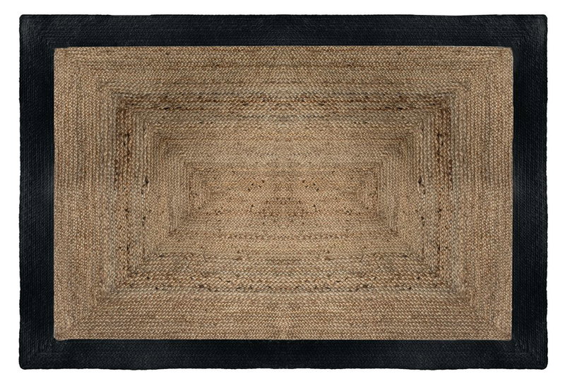 Χαλί Atmosphera Black Border 120x170 cm Γιούτα