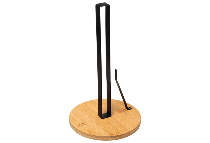 5Five Βάση για Ρολό Κουζίνας Μαύρη Φ16.5x28cm Stopnera