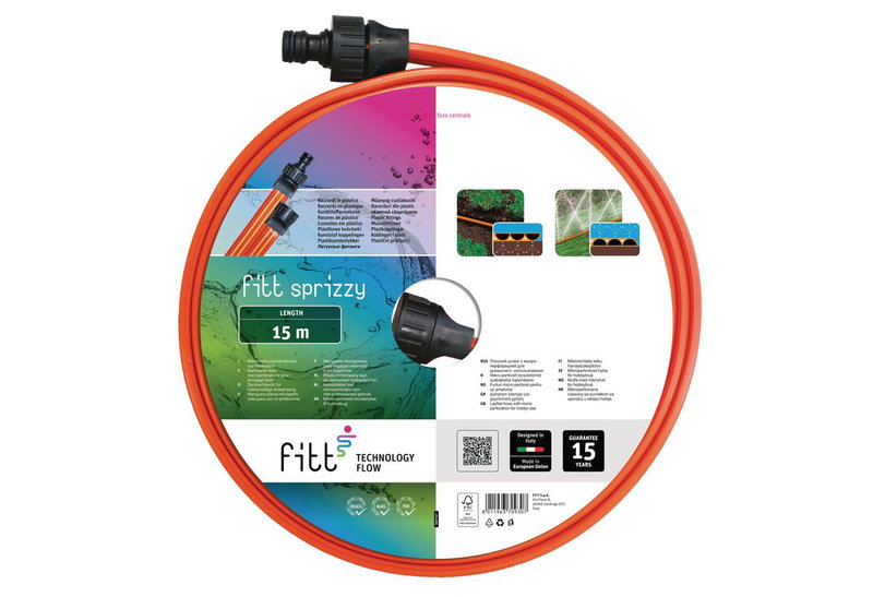 Fitt Λάστιχο Ποτίσματος  με Οπές Sprizzy 15m
