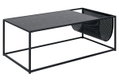 Τραπέζι AC Design Furniture Magazine Μαύρο Μ110xΠ60xΥ40cm