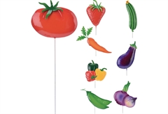 Διακοσμητικό Γλάστρας Λαχανικά Μεταλλικό Σε Διάφορα Σχέδια 53cm