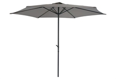 Ομπρέλα Κήπου Nattera Topaz με Μηχανισμό Ανοίγματος Φ267x235cm Γκρι