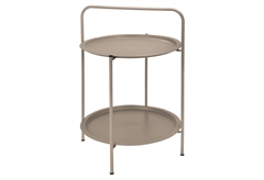 Τραπέζι Κήπου Φ50xΥ66cm Taupe