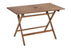 Τραπέζι Κήπου Nattera Greenvile Ευκαλύπτου 120x70x72cm Πτυσσόμενο