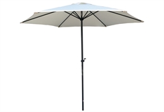 Ομπρέλα Κήπου Nattera Topaz με Μηχανισμό Ανοίγματος Φ267x235cm Εκρού