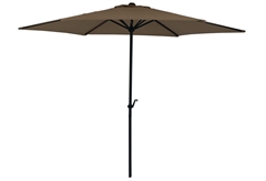 Ομπρέλα Κήπου Nattera Topaz με Μηχανισμό Ανοίγματος Φ267x235cm Taupe