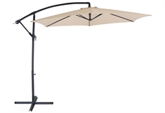 Ομπρέλα Κήπου Homefit Jade Κρεμαστή Φ300ΧΥ250cm Εκρού