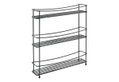 Metaltex Lava Therm Kumino Εταζέρα Μεταλλική Μαύρη 3 Θέσεων 35x7x37cm