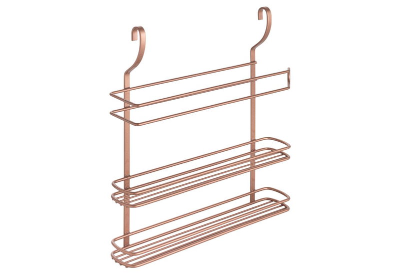 Metaltex City Copper Εταζέρα & Κρεμάστρα Χαρτιού Κουζίνας