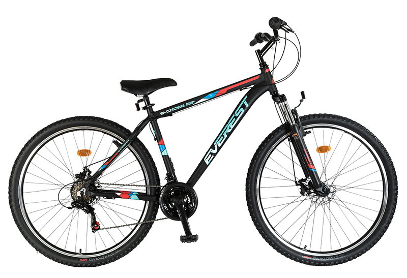 Everest S-Cross 29" Μαύρο Mountain Bike Αλουμινίου με 21 Ταχύτητες και V-Brakes