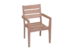 Πολυθρόνα Ξύλινη Teak 58x54.5x90cm