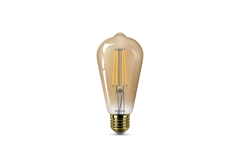 Philips Λαμπτήρας LED Filament 5.8W E27 Dimmable 2000K