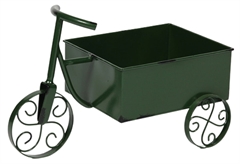 Διακοσμητικό Ποδήλατο με Κασπώ Μεταλλικό Πράσινο 30.5x17.8x21.5cm
