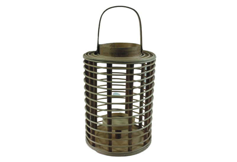Rattan Φανάρι από Bamboo 23x32cm