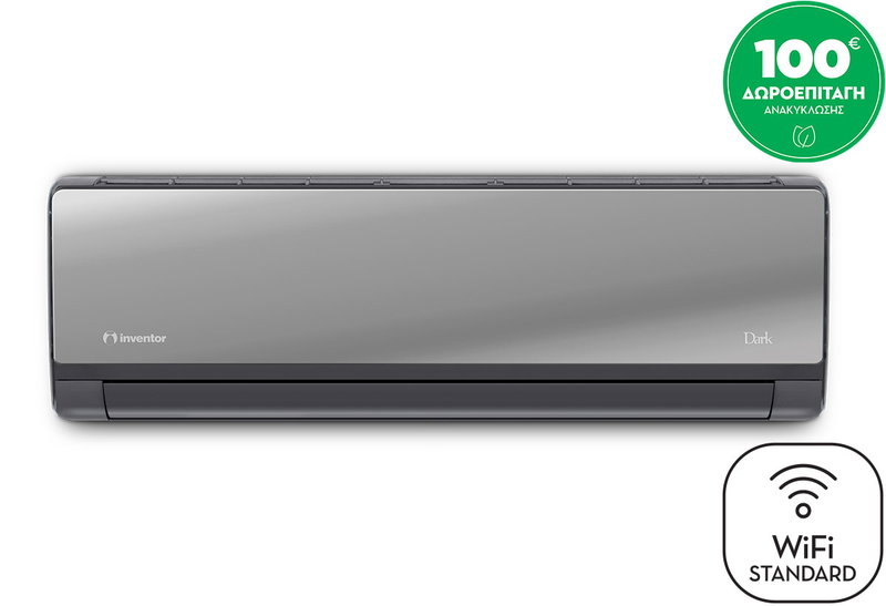 Inventor Dark DR2VI32-18WFI/DR2VO32-18 Κλιματιστικό Inverter 18000BTU