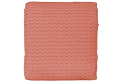 Κουβέρτα Πικέ Μονή Easy Home Primavera Ροδακινί 240x160cm