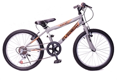 Everest Fly Boy 20" Γκρι-Πορτοκαλί Mountain Bike με 6 Ταχύτητες