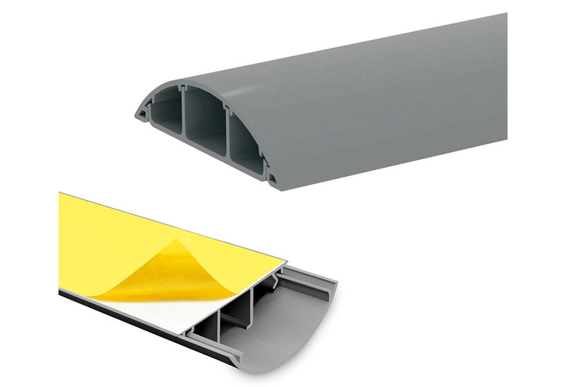 Κανάλι Δαπέδου Αυτοκόλλητο 50x12mm, 2m, Γκρι