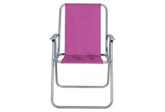 Καρέκλα Παραλίας Homefit Aruba Μ58xΥ78xΠ52cm Ροζ