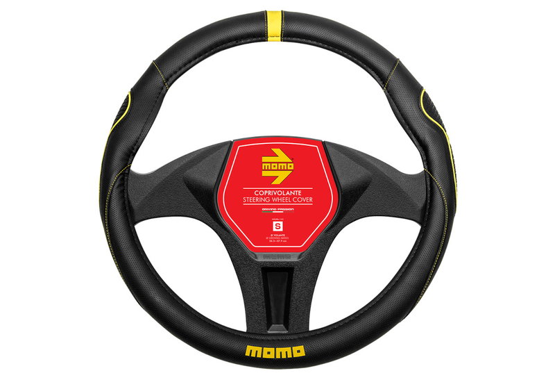 Κάλυμμα Τιμονιού Momo Super Grip Φ38cm Μαύρο/Κίτρινο