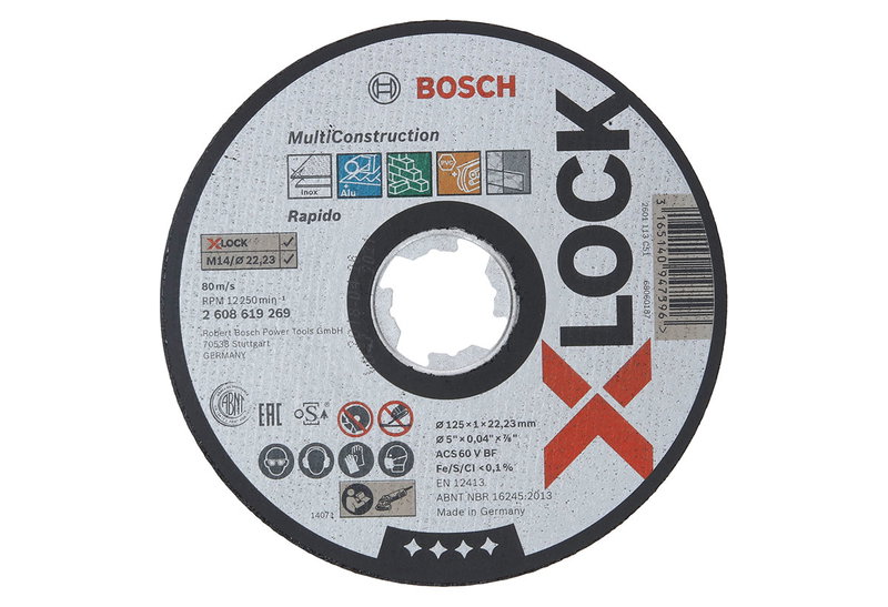 Bosch Pro X-Lock Δίσκος Κοπής Πολλαπλών Υλικών