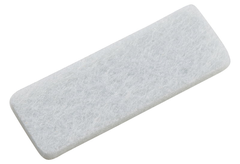 Lux Τσοχάκι Αυτοκόλλητο 16x44mm Λευκό 8 Τεμάχια