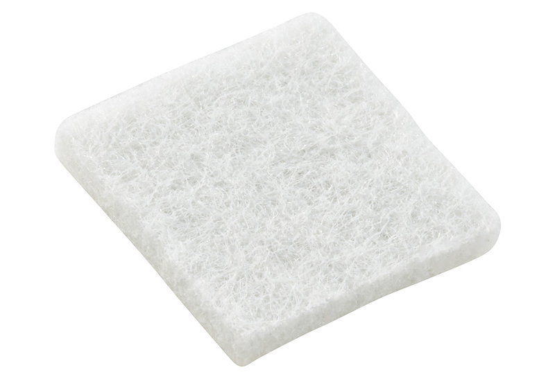 Lux Τσοχάκι Αυτοκόλλητο 22x22mm Λευκό 6 Τεμάχια