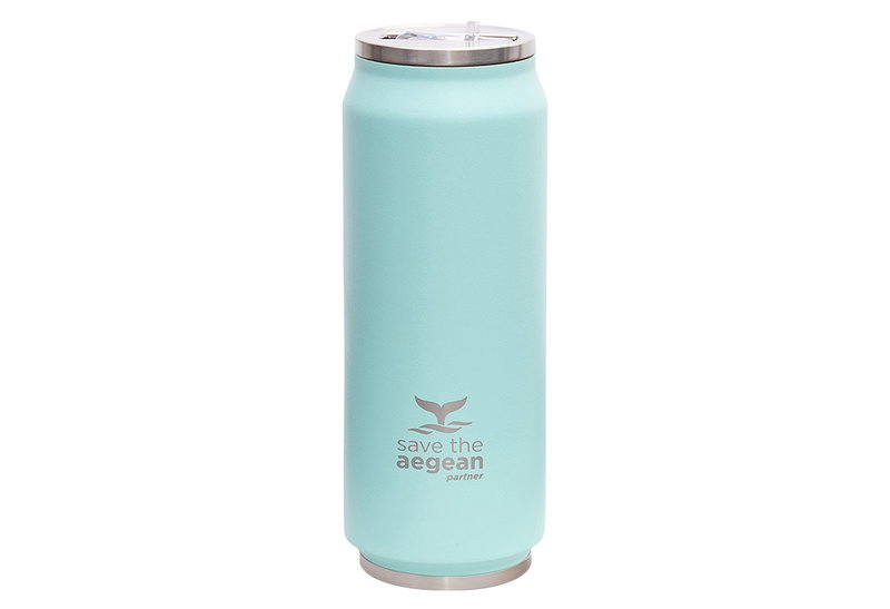 Ποτήρι Θερμός Estia Home Art Save the Aegean 500ml Γαλάζιο