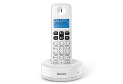 Philips D1611W/GRS Ασύρματο Τηλέφωνο Λευκό