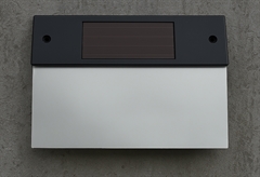 Grunding Ηλιακή Απλίκα Τοίχου LED House Light 22x16.5x5cm